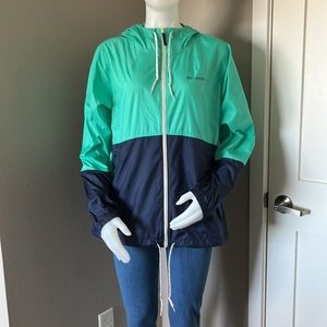 Columbia Flash Forward Hooded Colorblock Windbreaker Jacket